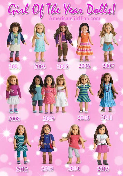 american girl doll of the year list with pictures