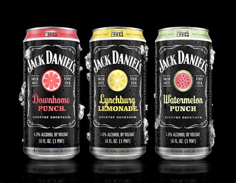Jack daniel's country cocktails are . Jack Daniel's Country Cocktails — The Dieline | Packaging ...