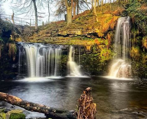 Lumb Hole Falls Hidden Waterfall In England