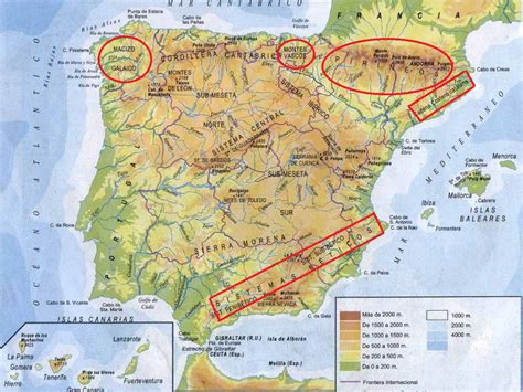 Unit 6 The Physical Geography Of Spain Geography History And Art