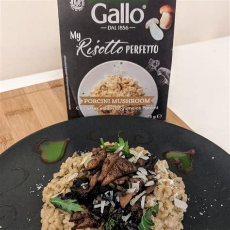 Black Garlic Wild Mushroom Risotto Riso Gallo Uk