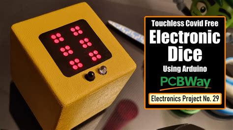 Touchless Electronic Dice Using Arduino Arduino Maker Pro