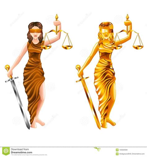 Lady Justice Balance Scale