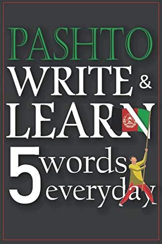 Pashto Write And Learn 5 Words Everyday An Educational Book By Writing