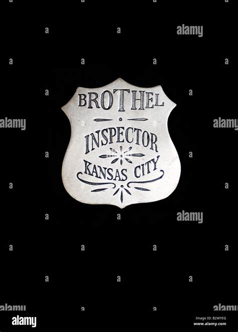 Kansas City Brothel Inspector Badge Stock Photo Alamy