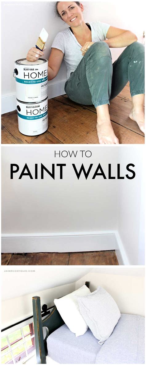 How To Paint Walls Jaime Costiglio In Fun Diy Projects For Home Wall Painting Cool