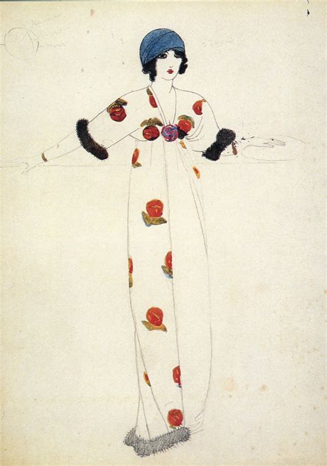 1911 - Drawing by Charles Martin for Paul Poiret | Fashion illustration vintage, Paul poiret ...