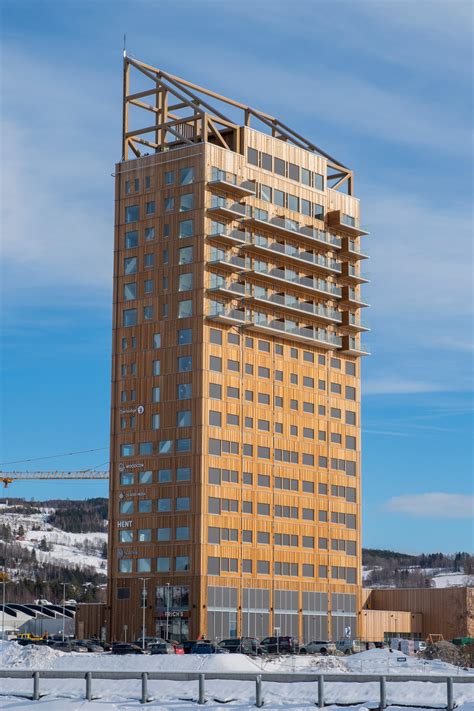 The Worlds Tallest Timber Framed Building Finally Opens Its Doors