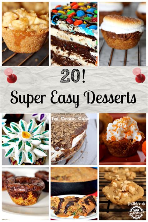 Many desserts such as cakes, sweet breads, and cookies. 20 Super Easy Desserts that Anyone can Make