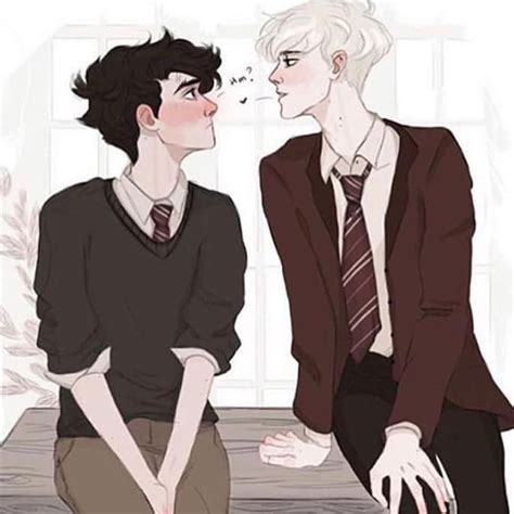 Drarry Pictures😁 Harry Potter Anime Gay Harry Potter Drarry