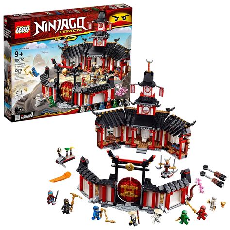 Lego Ninjago Legacy Monastery Of Spinjitzu 70670 Building Kit 1070 Pcs