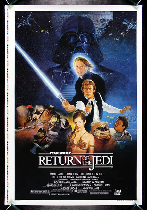 Return Of The Jedi Theatrical Posters Classic Star Wars