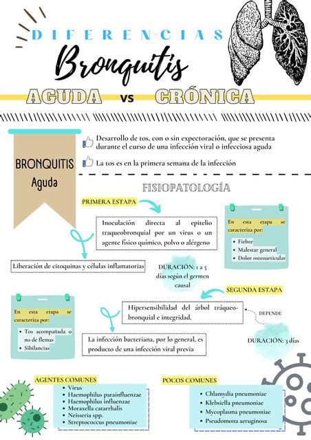 Diferencias entre Bronquitis Aguda y Crónica Ruth Medicine uDocz