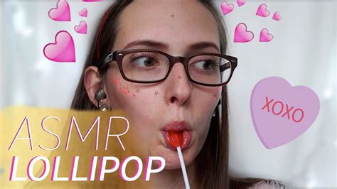 Asmr Lollipop 🍭 Eating Valentines Day Youtube