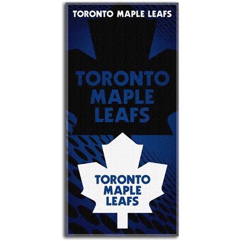 Nhl Beach Towel Emblem Series Toronto Maple Leafs