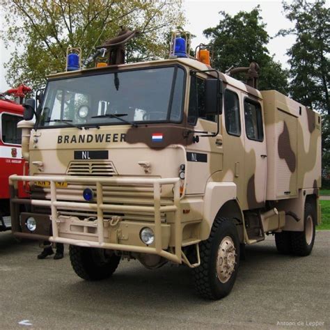 Military Vehicle Photos 1989 Daf Fire Truck Kl1042 Ex 263