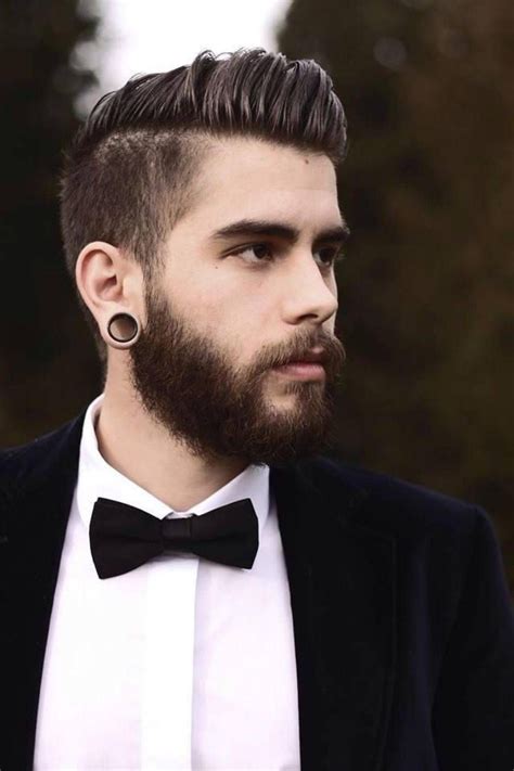 Hipster Haircuts Men Undercut Style With Big Ear Piercings Hipster Hairstyles Men Mens Summer