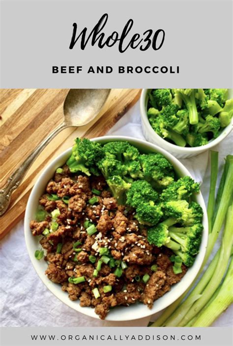 Rather than the typical beef and broccoli recipe with pieces of steak, this version uses ground beef instead. This Whole30 Beef and Broccoli has the flavors you know ...