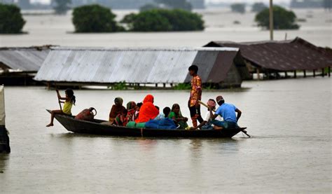 Assam Flood Situation Becomes Grim Again Thousands Of People Affected News Live