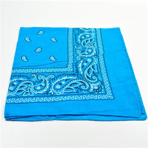 The color of the handkerchief identifies a particular activity, and the pocket it is worn in (left or right) identifies the wearer's preferred role in that activity. Bandanas | The Last Gang Emporium