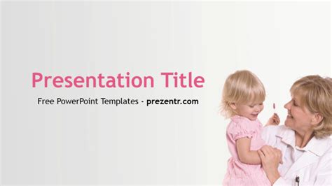 free pediatrician powerpoint template prezentr powerpoint templates