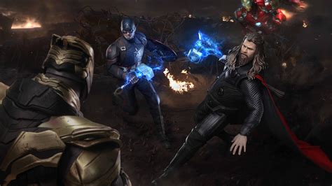Captain America Iron Man Than Thor Avengers Endgame Hd Desktop Imagine