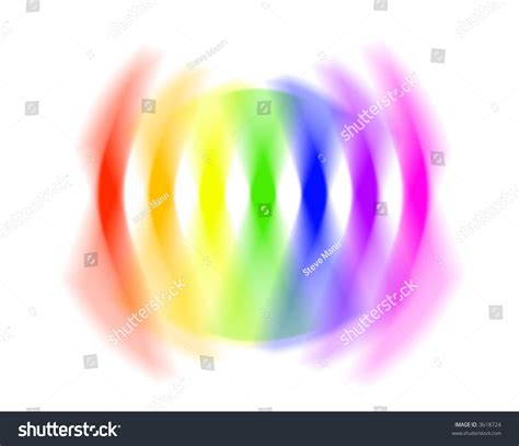 Rainbow Spectrum Abstract Blur Illustration Stock Illustration 3618724