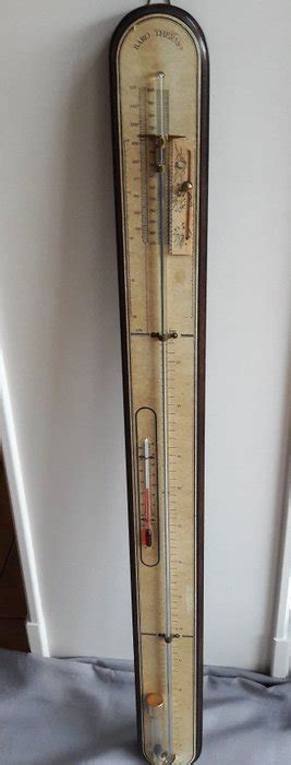Vintage Mercury Barometer Thermometer Glass Mercury Catawiki
