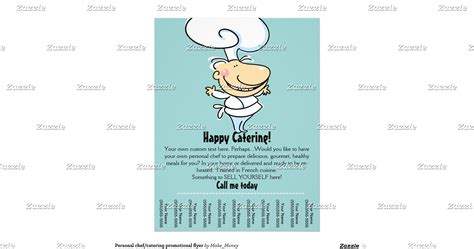 Personal Chefcatering Promotional Flyer Zazzle