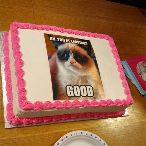 Catch meme if you can. Best going away cake. | Going away cakes, Goodbye party ...