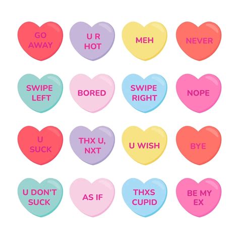 Conversation Hearts Svg Images Free Download On Freepik