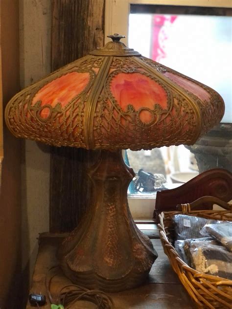 Ic3447 Art Nouveau Tiffany Style Table Lamp Legacy Vintage Building