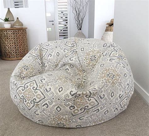 Maybe you would like to learn more about one of these? Bean Bag Boho BeanBag Cover, Grey Becca Blue Moroccan Bean ...
