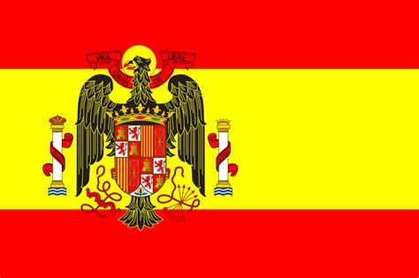 Free flag spanyol vector download in ai, svg, eps and cdr. Archivo:Flag of Spain under Franco.svg - Wikipedia, la ...