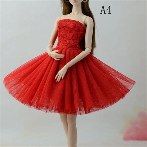 Doll Dresses Elegant Lady Black Little Dress Evening Dress Clothes For 16 Bjd Doll T Doll