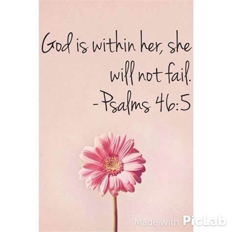 God Is Within Her She Will Not Fail How To Feel Beautiful Jesus