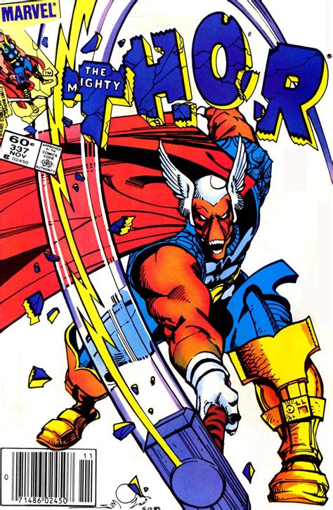 Marvel Comics Of The 1980s 1983 Thor 337 Original Cover