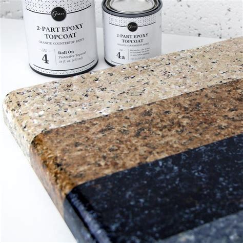 2 Part Epoxy Topcoat Kit For Giani Countertop Paint Faux Granite