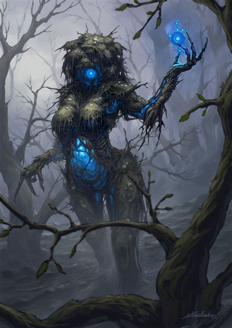 Swamp Treefolk, Kohei Hayama on ArtStation at https://www.artstation