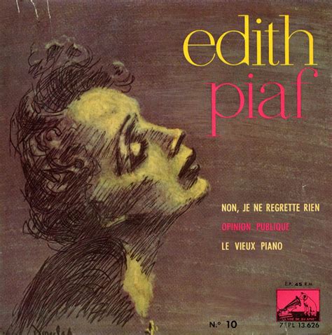 Edith Piaf Non Je Ne Regrette Rien Voz Amo 7epl13 626 Pre Spain 1961 Ep Vg Ebay