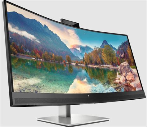 hp e34m g4 wqhd curved usb c conferencing monitor 40z26aa