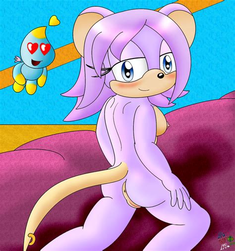 Rule 34 Anus Ass Bigdon1992 Breasts Chao Sonic Color Exposed Breasts Female Female Only Fur