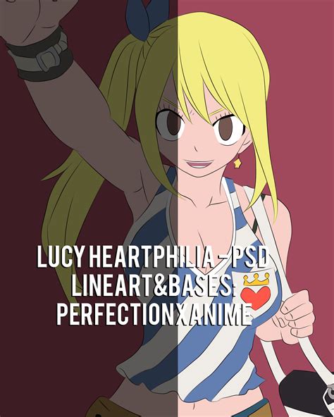 Fairy Tail Lucy Heartfilia Bases By Perfectionxanime On Deviantart