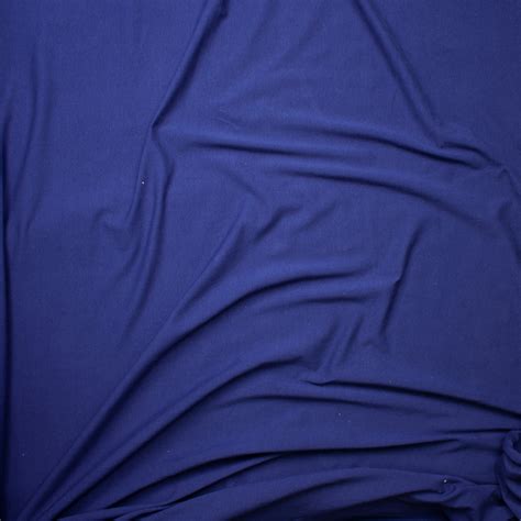 Cali Fabrics Navy Blue Light Midweight Stretch Cotton Jersey Knit