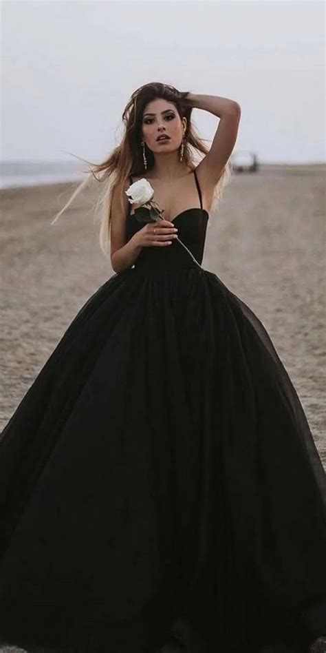 93 Beautiful Black Wedding Dresses That Will Strike Your Fancy