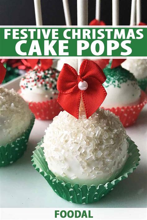 If you love christmas cake but don't want a big chunk of it, these christmas cake pops are a great idea. Festive Christmas Cake Pops Recipe for the Holidays | Foodal