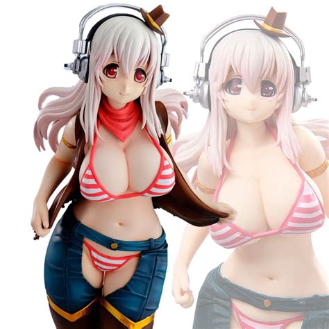 Cm Super Sonico Cowgirl Anime Figure Pvc Figure Japanese Action Sexy Girl Adult Toy