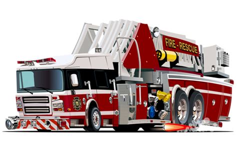 This is a seasonal design, but remember that with an svg, you can always delete the extra elements, add new elements, and change the text and colors, to change these for any season! Cartoon fire truck vector material 10 - Vector Car, Vector ...