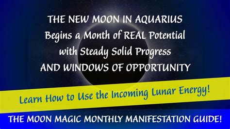 🌙 🌙super New Moon In Aquarius 🌙 🌙 This Month Looks To Bring Solid Real