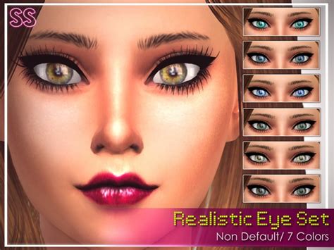 The Sims Resource Realistic Eyes